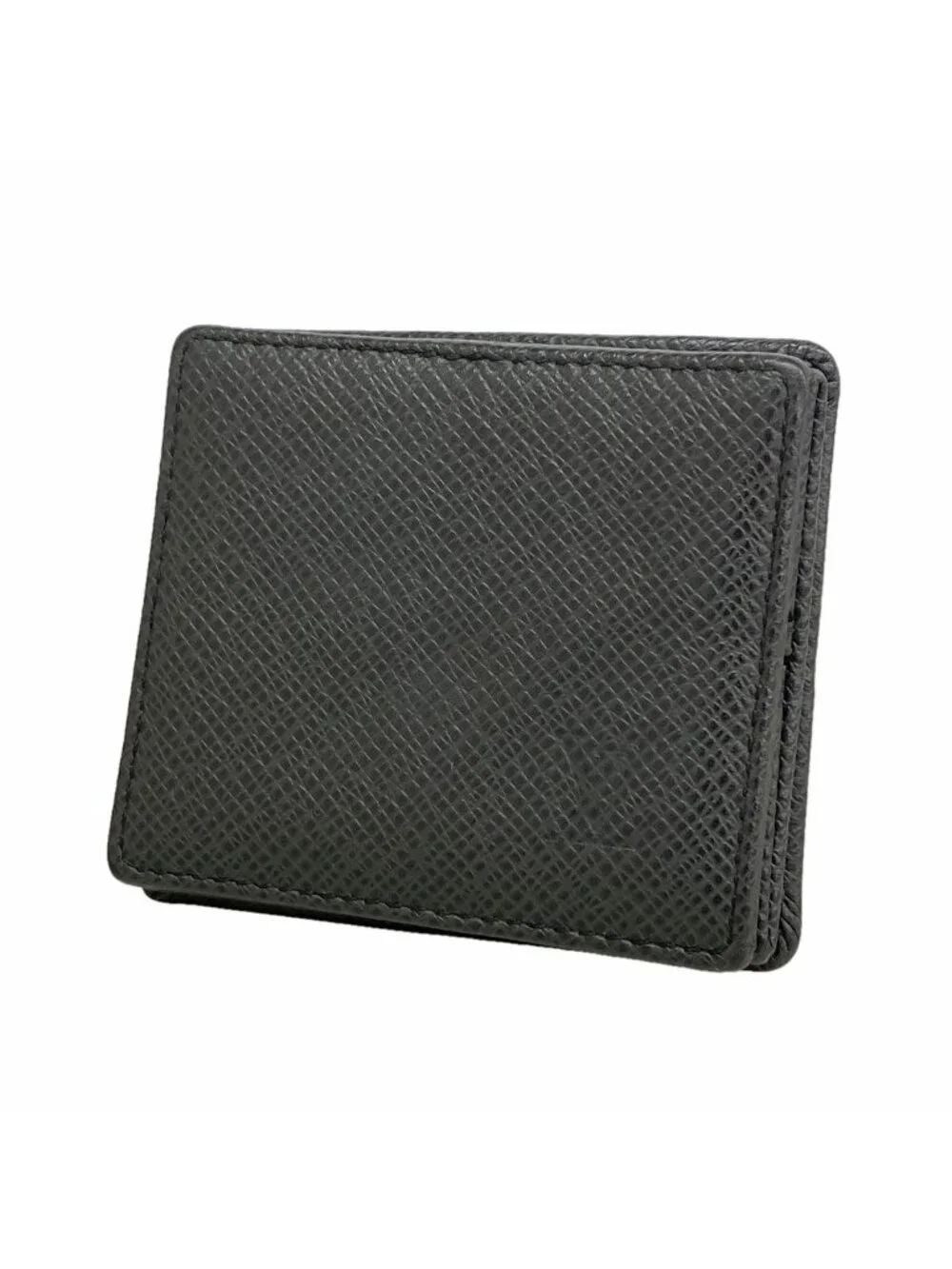 Louis Vuitton Coin Purse Taiga Portefeuille Monnaie Boite Ardoise